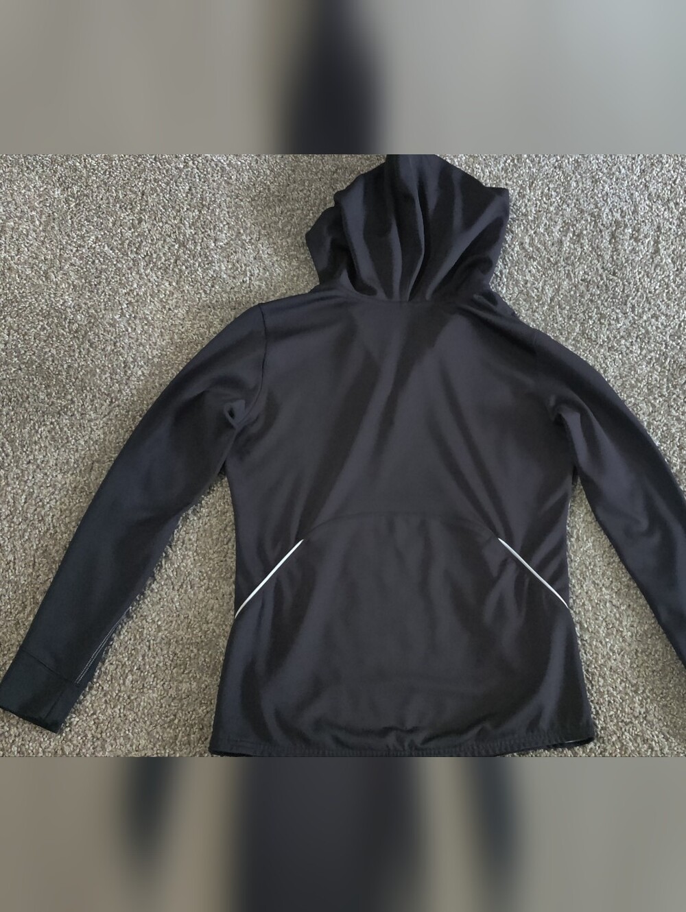 Nike Women's Black 1/2 Zip Hoodie - Picture 3 of 8
